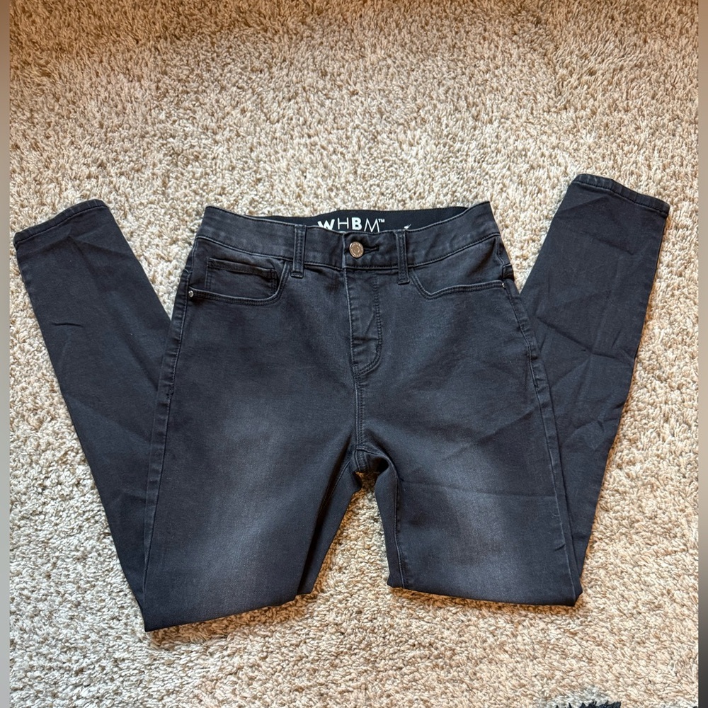 NWOT White House Black Market Women's Black Jeans